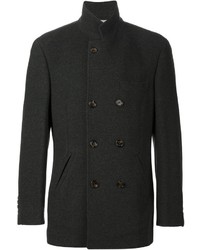 Черное длинное пальто от Brunello Cucinelli