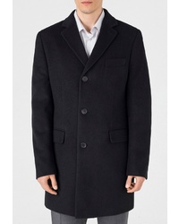 Черное длинное пальто от btc