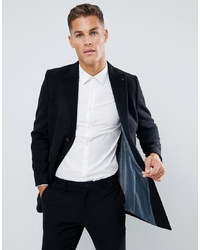 Черное длинное пальто от Burton Menswear