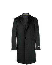 Черное длинное пальто от Canali