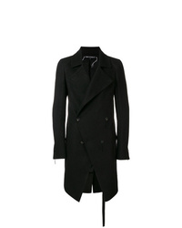 Черное длинное пальто от Cedric Jacquemyn