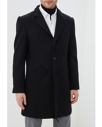 Черное длинное пальто от Celio