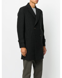 Черное длинное пальто от Eleventy