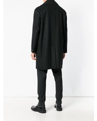 Черное длинное пальто от Low Brand