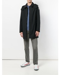 Черное длинное пальто от MACKINTOSH