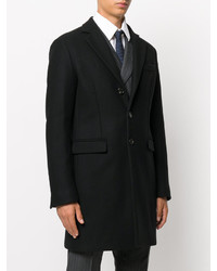 Черное длинное пальто от DSQUARED2