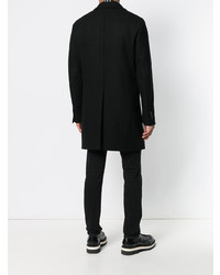 Черное длинное пальто от DSQUARED2