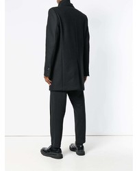 Черное длинное пальто от Ann Demeulemeester