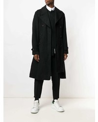 Черное длинное пальто от Comme Des Garcons Homme Plus