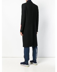 Черное длинное пальто от Off-White