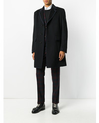 Черное длинное пальто от Gucci