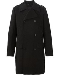 Черное длинное пальто от Dolce & Gabbana