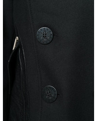 Черное длинное пальто от DSQUARED2