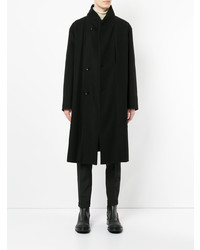Черное длинное пальто от Lemaire