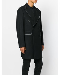 Черное длинное пальто от Billionaire