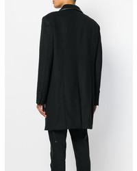 Черное длинное пальто от Billionaire