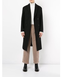 Черное длинное пальто от 08sircus