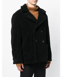 Черное длинное пальто от Barena