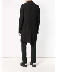 Черное длинное пальто от Rick Owens