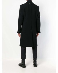 Черное длинное пальто от Maison Margiela