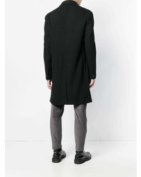 Черное длинное пальто от Low Brand