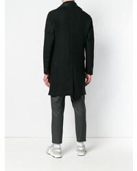 Черное длинное пальто от Neil Barrett