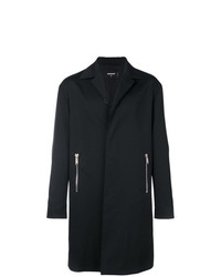 Черное длинное пальто от DSQUARED2