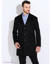 Черное длинное пальто от Eden Park