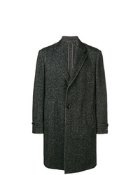 Черное длинное пальто от Ermenegildo Zegna