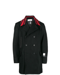 Черное длинное пальто от Facetasm