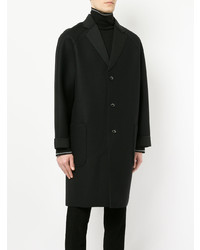 Черное длинное пальто от Zambesi