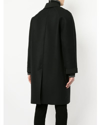 Черное длинное пальто от Zambesi