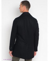 Черное длинное пальто от Forecast