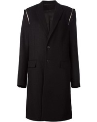 Черное длинное пальто от Givenchy