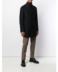 Черное длинное пальто от Tagliatore