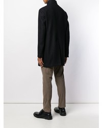 Черное длинное пальто от Tagliatore