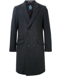 Черное длинное пальто от GUILD PRIME