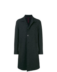 Черное длинное пальто от Harris Wharf London