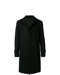 Черное длинное пальто от Hevo