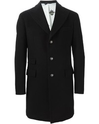 Черное длинное пальто от Hydrogen