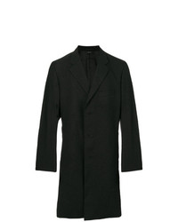 Черное длинное пальто от Issey Miyake Men