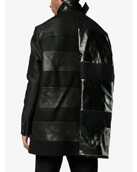 Черное длинное пальто от Rick Owens