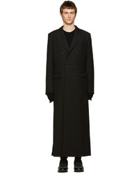 Черное длинное пальто от Juun.J