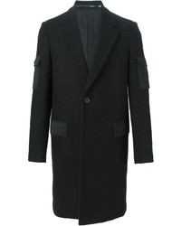 Черное длинное пальто от Kenzo