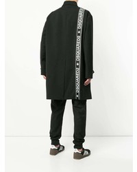 Черное длинное пальто от DSQUARED2