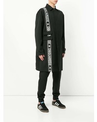 Черное длинное пальто от DSQUARED2