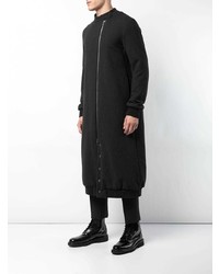 Черное длинное пальто от Thamanyah