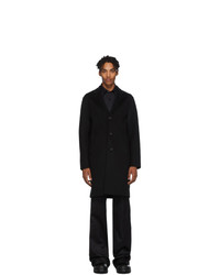Черное длинное пальто от Mackage