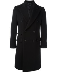Черное длинное пальто от Marc Jacobs