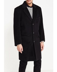 Черное длинное пальто от Marcello Gotti